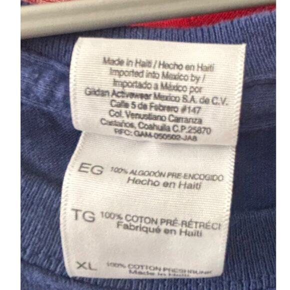 Gildan 2015 Rush 40th Anniversary Tour T-Shirt Blue R40  Graphic Unisex XL - Picture 5 of 5